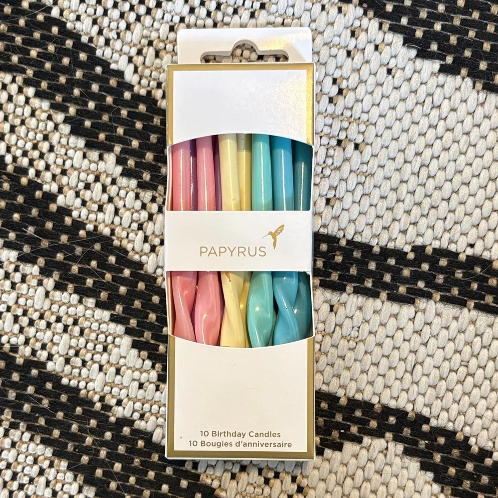 🆕Papyrus Pastel Twist Birthday Candles